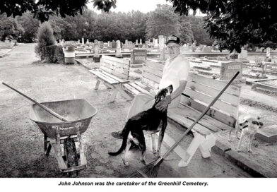 History carved in stone at Greenhill Graveyard